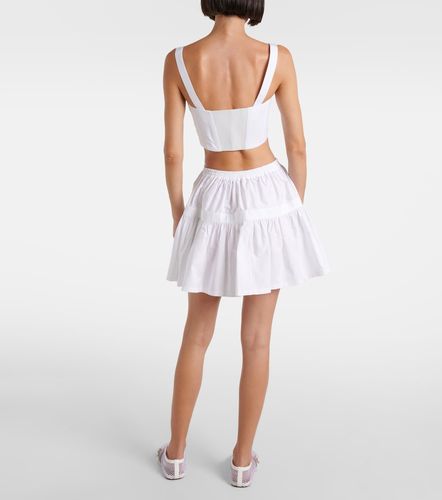 Alaïa Crop top de algodón - Alaia - Modalova
