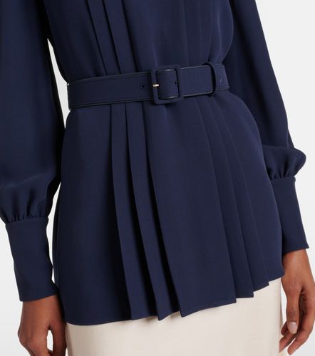 Blusa de Cady Couture plisada con cinturón - Valentino - Modalova