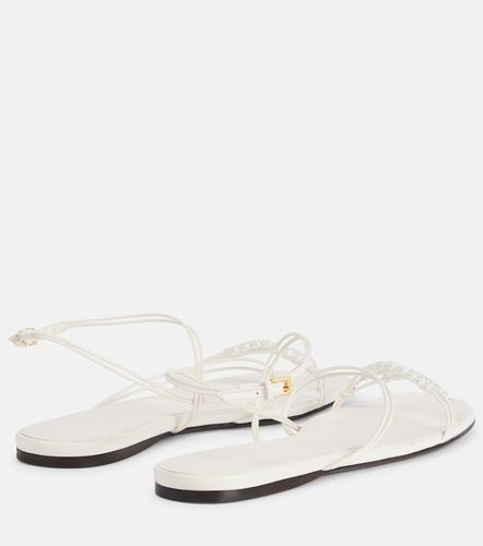 Verzierte Sandalen Loop aus Leder - Khaite - Modalova