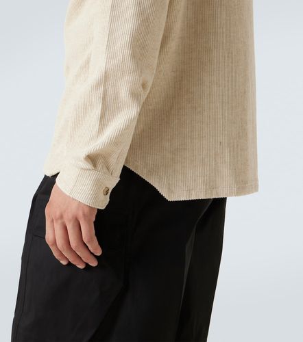 Camicia in velluto a coste di cotone e lino - Rick Owens - Modalova