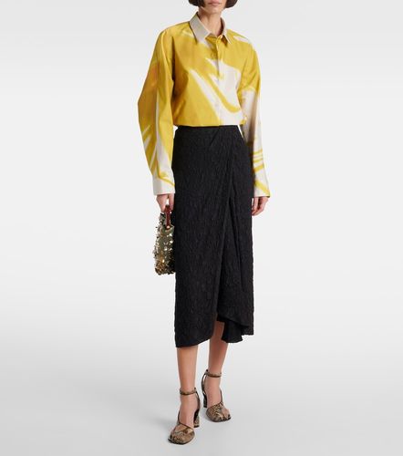 Dries Van Noten Gathered midi skirt - Dries Van Noten - Modalova