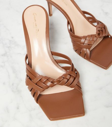 Vyna 70 metallic leather mules - Gianvito Rossi - Modalova
