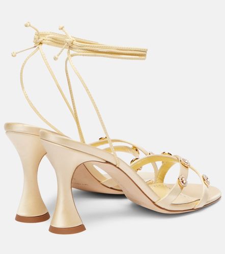 Pelysaka 95 embellished satin sandals - Manolo Blahnik - Modalova