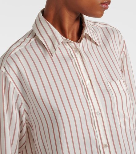 Camisa Gavina de seda a rayas - The Row - Modalova