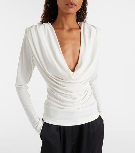 Wardrobe.NYC Draped jersey top - Wardrobe.NYC - Modalova