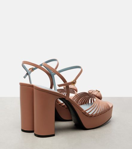 Cour Royal 115 leather platform sandals - Valentino Garavani - Modalova