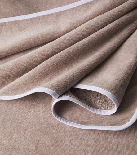 Toalla de rizo de algodón con logo - Brunello Cucinelli - Modalova