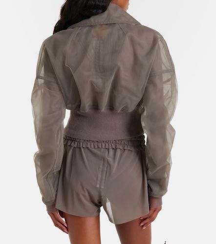 Bomber Dracucollar in tulle e organza - Rick Owens - Modalova