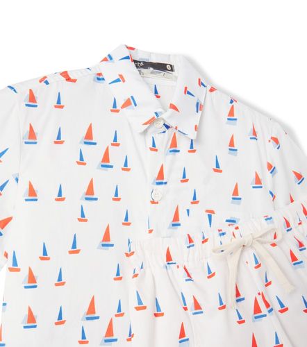 Fábula Set de camisa y shorts de algodón - Fabula - Modalova