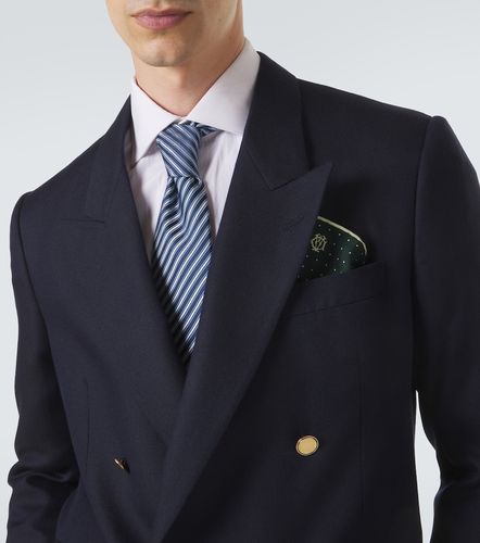 Bufanda de sarga de seda con lunares - Dunhill - Modalova