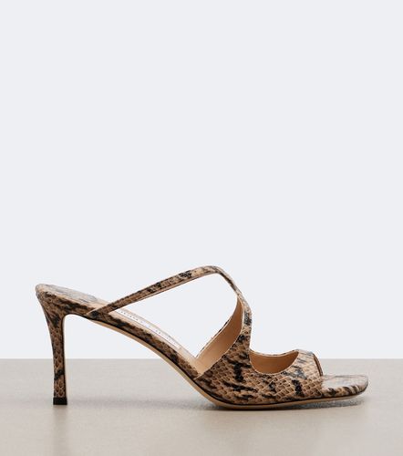 Anise snake-effect leather mules - Jimmy Choo - Modalova