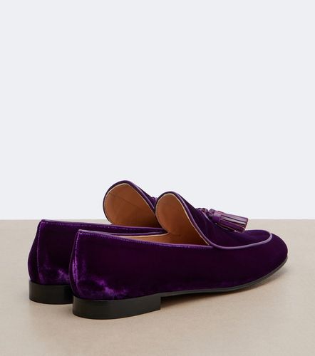 Mocasines de terciopelo - Gianvito Rossi - Modalova