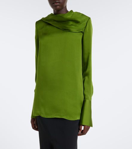 Top de satén de seda drapeado - Tom Ford - Modalova