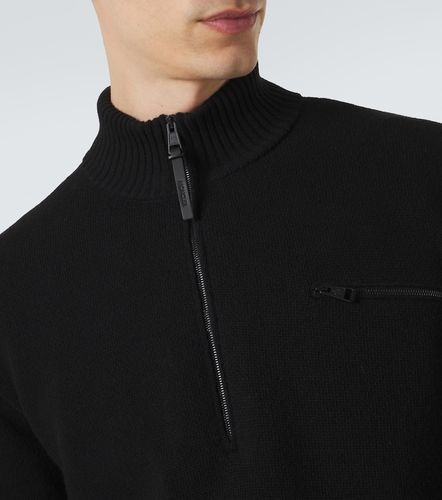 Wool and cashmere half-zip sweater - Moncler - Modalova