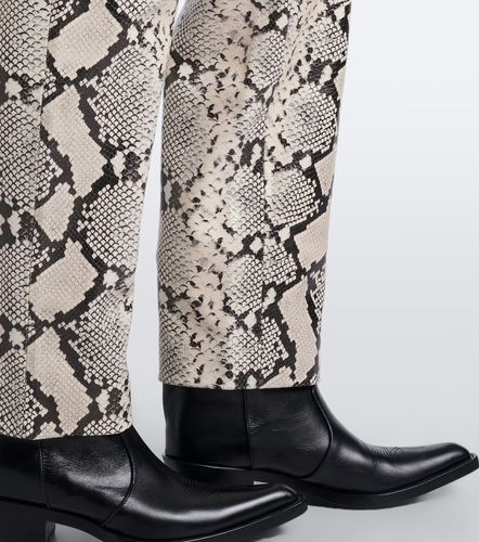 Róhe Pantalones rectos de piel grabada - Rohe - Modalova