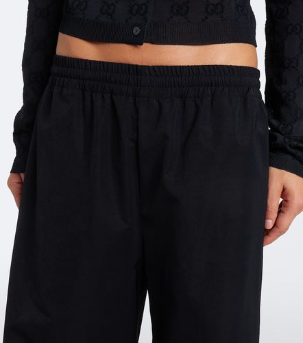 Technical twill wide-leg pants - Gucci - Modalova