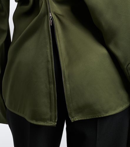 Slouch draped crepe satin blouse - Toteme - Modalova