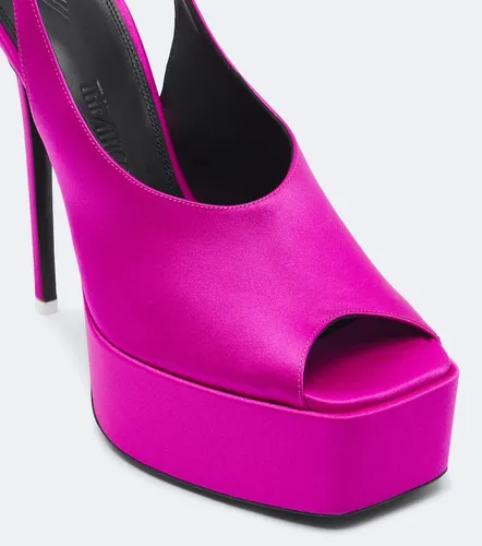 Ornella satin platform sandals - The Attico - Modalova