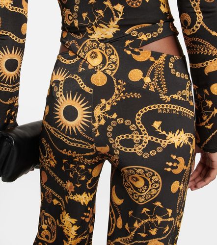 Pantalones anchos con estampado - Marine Serre - Modalova