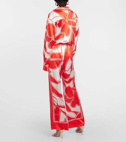Pantalones anchos Ramona de satén de seda - SIR - Modalova