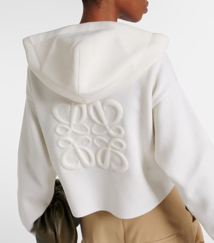 Anagram wool-blend zip-up hoodie - Loewe - Modalova