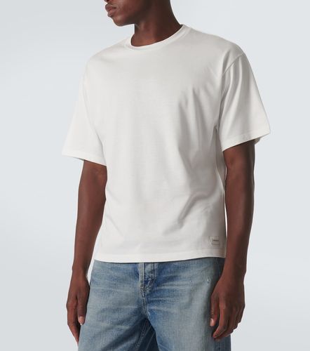 Camiseta de jersey en mezcla de algodón - Saint Laurent - Modalova