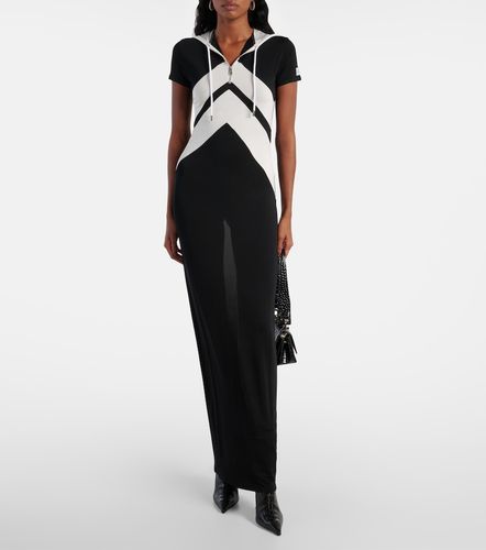 Vestido largo de jersey con paneles - Jean Paul Gaultier - Modalova