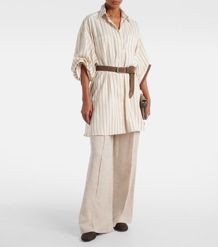 Brunello Cucinelli Silk-blend shirt - Brunello Cucinelli - Modalova