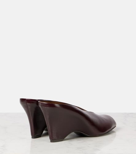 Khaite Colt 75 leather wedge mules - Khaite - Modalova