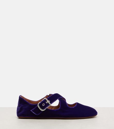 Alaïa Bailarinas de terciopelo - Alaia - Modalova