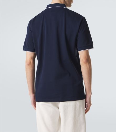 Polo in piqué di cotone - Giorgio Armani - Modalova