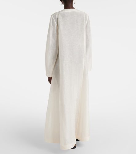 Tory Burch Caftano in lino e seta - Tory Burch - Modalova