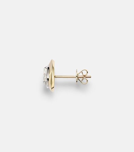 Pendiente individual de oro de 9 ct con diamante - Rainbow K - Modalova