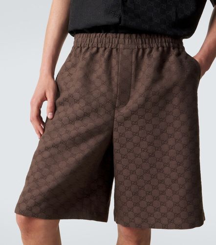 Gucci Bermudas de lona GG - Gucci - Modalova