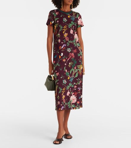 Vestido midi Sporty Swing de algodón floral - La DoubleJ - Modalova