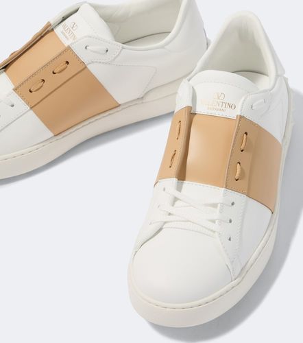 Open leather sneakers - Valentino Garavani - Modalova