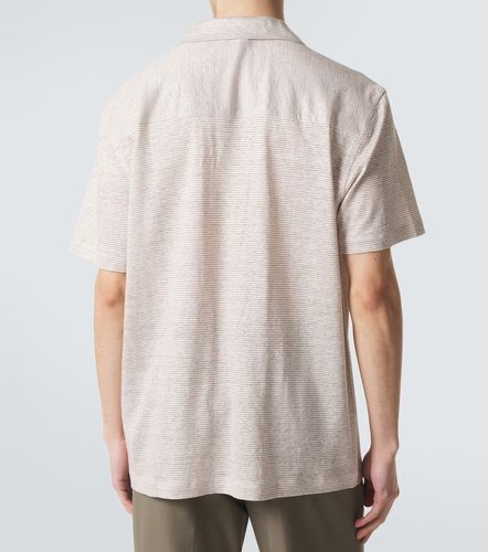 Camicia in lino e cotone a righe - Brioni - Modalova
