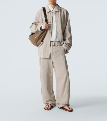 Pantaloni Twisted in twill di cotone - Lemaire - Modalova