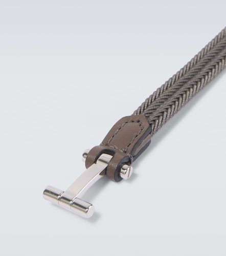 Tom Ford Pulsera trenzada con piel - Tom Ford - Modalova