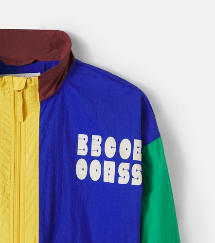 Chaqueta con colorblock y logo - Bobo Choses - Modalova