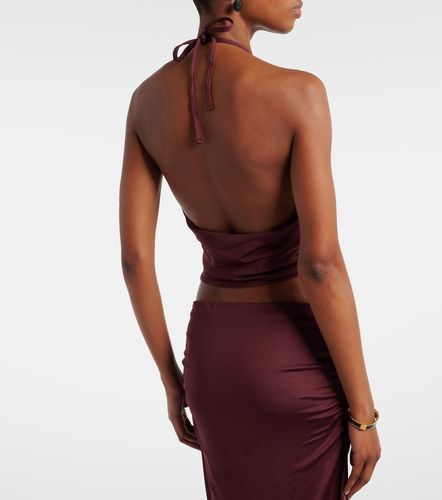 Top cropped Kaima in jersey - Aya Muse - Modalova