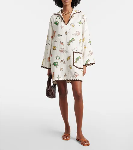 Alemais Printed linen minidress - Alemais - Modalova