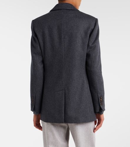 Double-breasted wool jacket - Brunello Cucinelli - Modalova