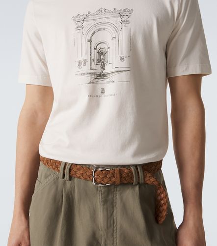 Camiseta de algodón estampada - Brunello Cucinelli - Modalova