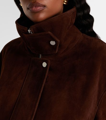 Pia suede blouson jacket - Nour Hammour - Modalova