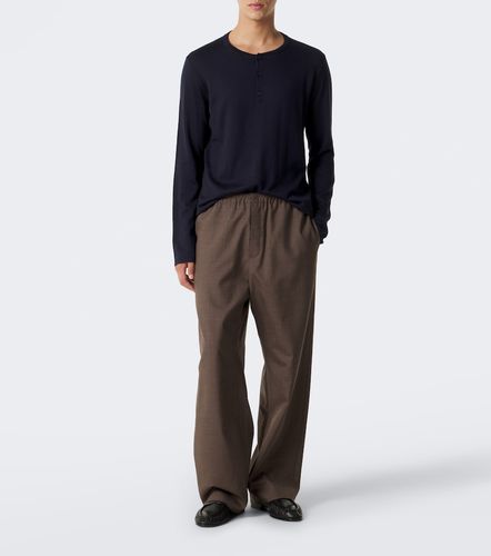 Camiseta con botones Ayan de cachemir y seda - The Row - Modalova