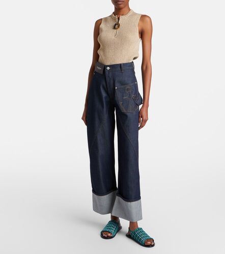Jeans regular Twisted con ricamo - JW Anderson - Modalova