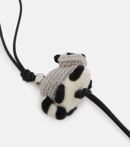 Charm per borsa Racoon con pelle - Loewe - Modalova