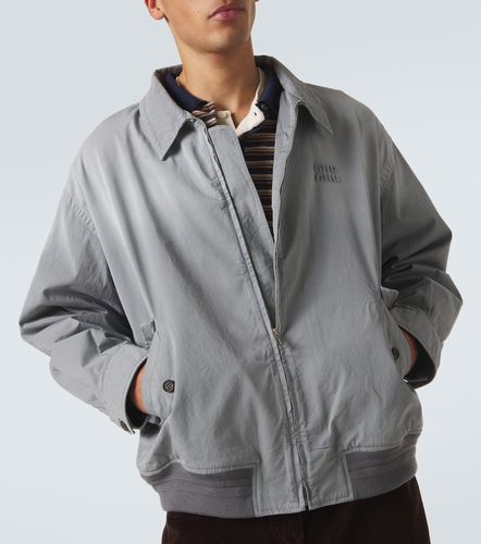 Chaqueta de sarga de algodón - Miu Miu - Modalova