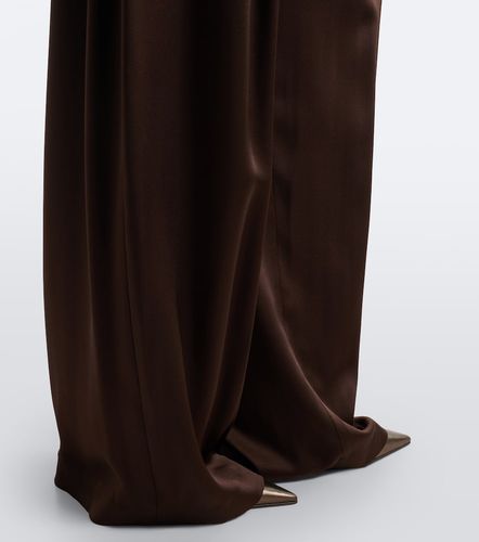 Pantalones anchos de seda con cuentas Monili - Brunello Cucinelli - Modalova